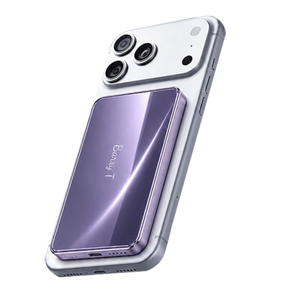 semi solid state Magnetic Power Bank 5000mAh rear view