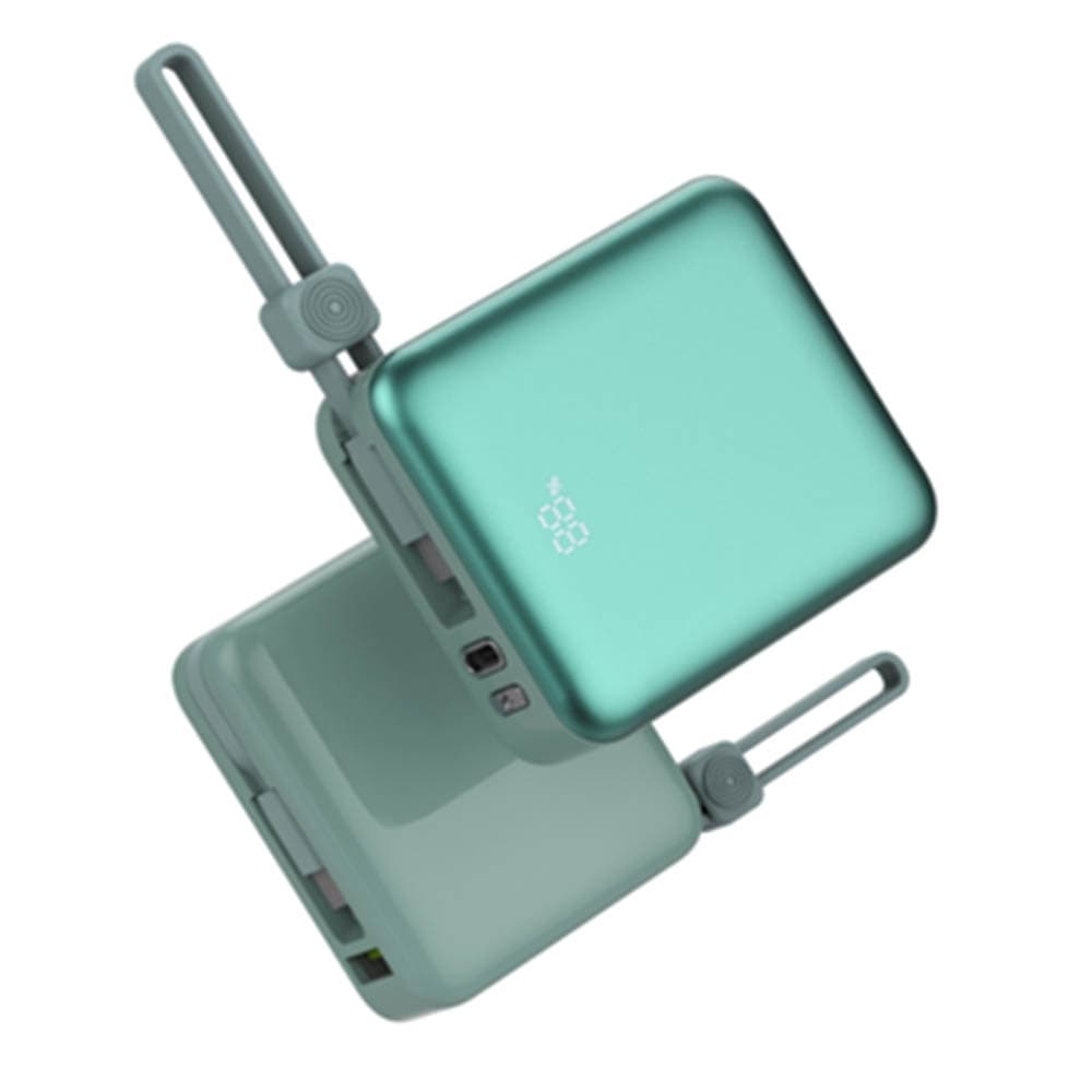 built-in cable power bank 10Kmah rear view