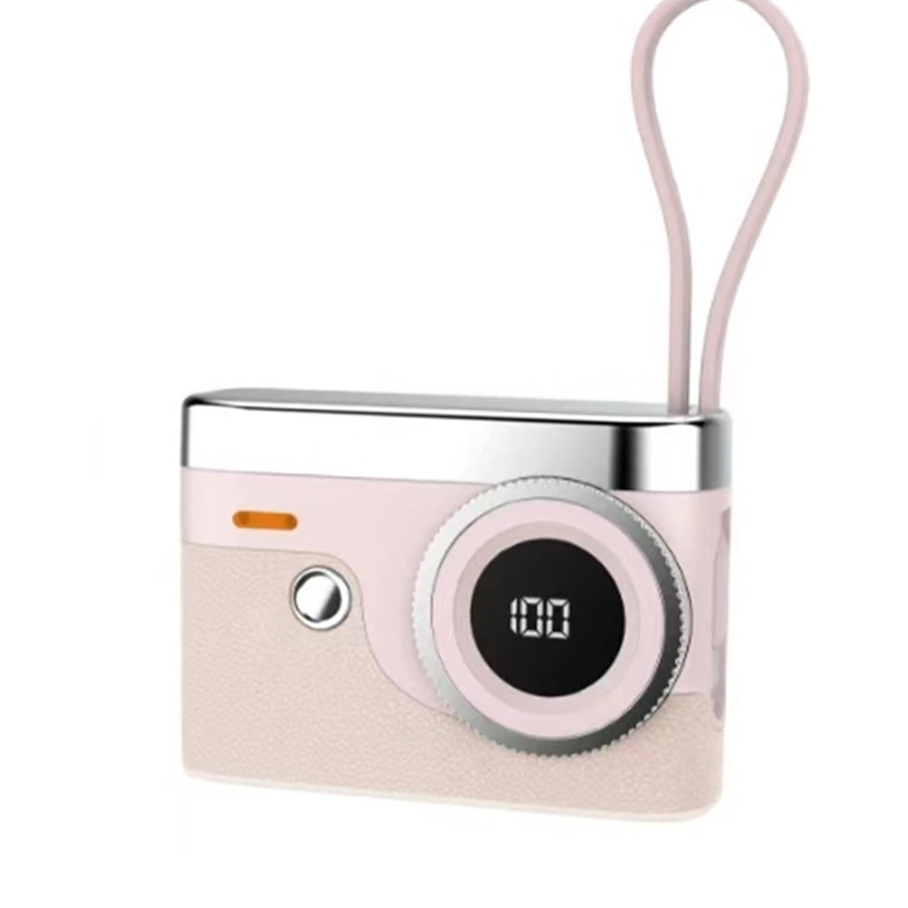 Retro Camera Lanyard power bank — Custom OEM/ODM product image