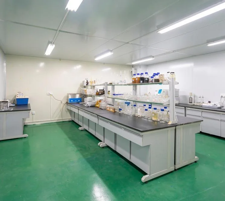 Research and testing laboratory photograph from the company profile